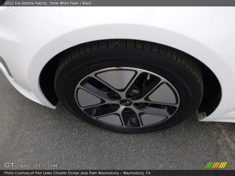 Snow White Pearl / Black 2012 Kia Optima Hybrid