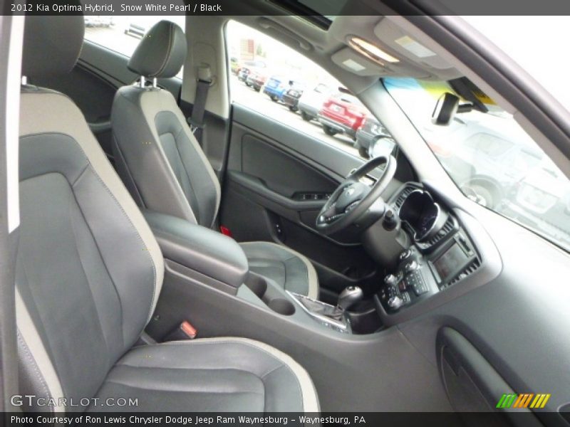 Snow White Pearl / Black 2012 Kia Optima Hybrid