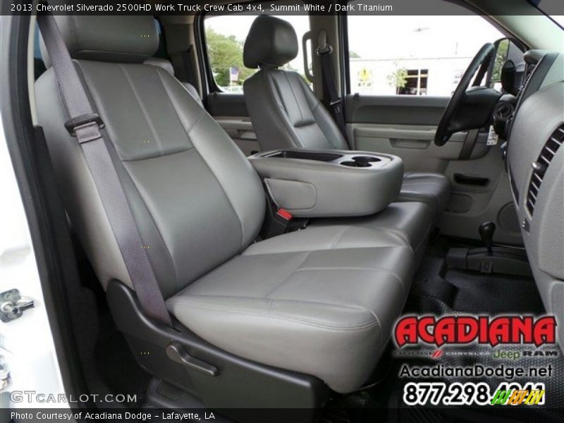 Summit White / Dark Titanium 2013 Chevrolet Silverado 2500HD Work Truck Crew Cab 4x4