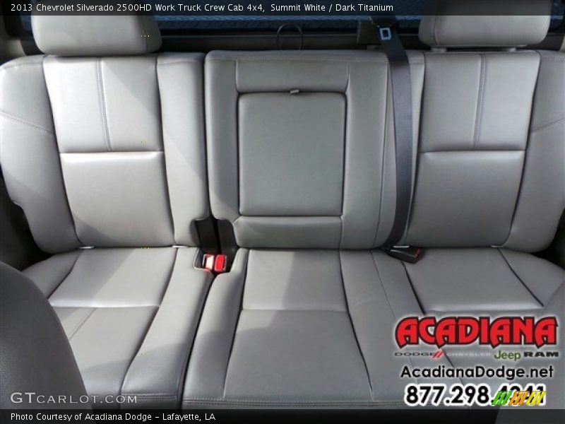 Summit White / Dark Titanium 2013 Chevrolet Silverado 2500HD Work Truck Crew Cab 4x4