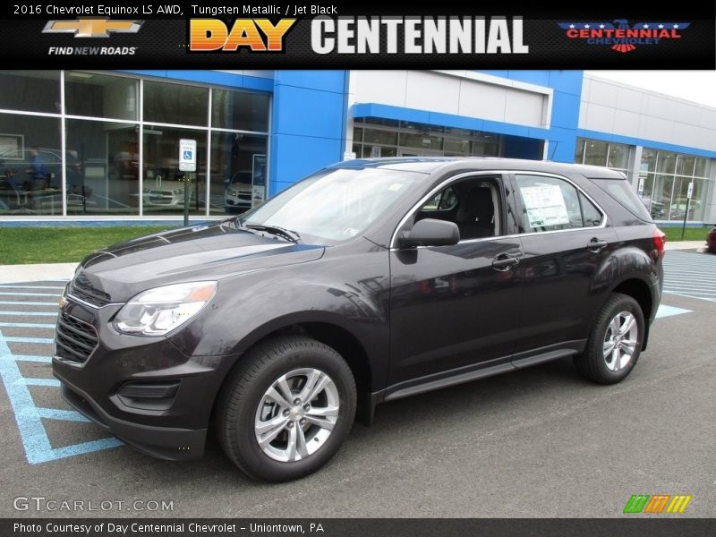 Tungsten Metallic / Jet Black 2016 Chevrolet Equinox LS AWD