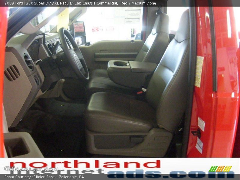 Red / Medium Stone 2009 Ford F350 Super Duty XL Regular Cab Chassis Commercial