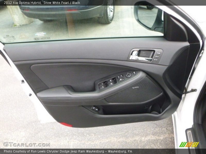 Snow White Pearl / Black 2012 Kia Optima Hybrid