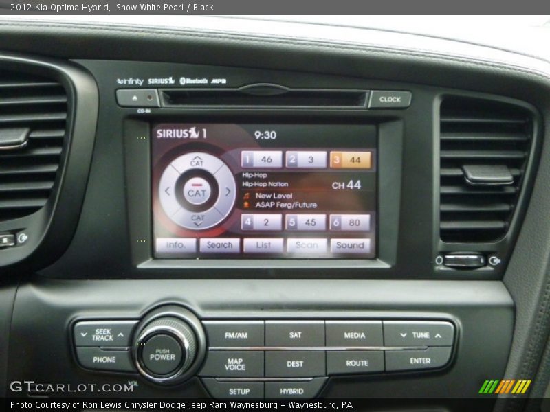 Snow White Pearl / Black 2012 Kia Optima Hybrid