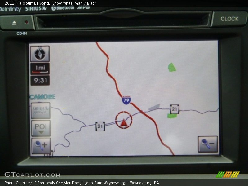 Snow White Pearl / Black 2012 Kia Optima Hybrid