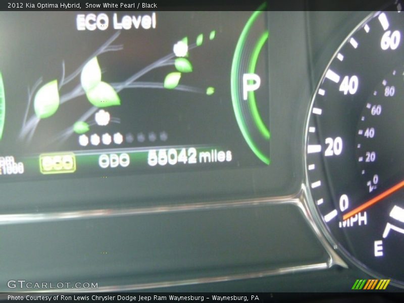 Snow White Pearl / Black 2012 Kia Optima Hybrid