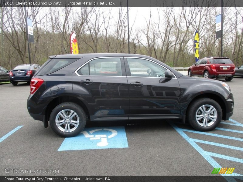 Tungsten Metallic / Jet Black 2016 Chevrolet Equinox LS AWD