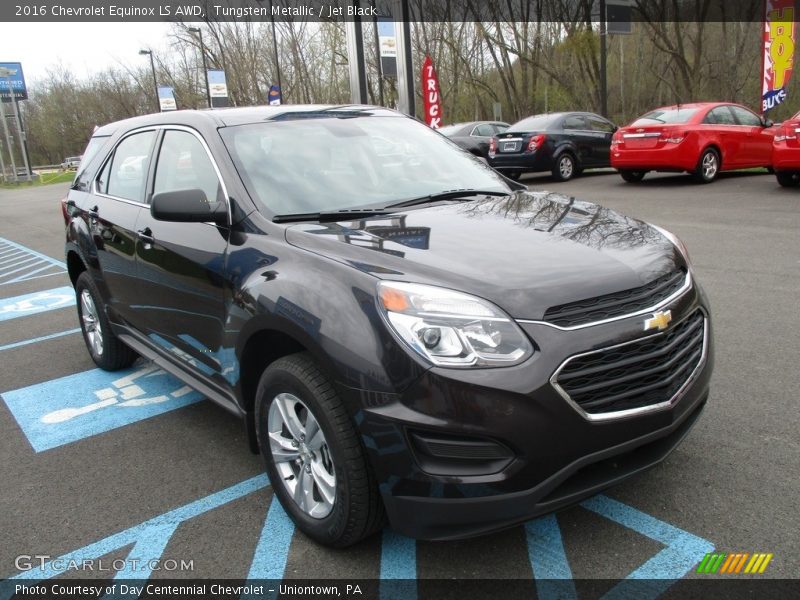 Tungsten Metallic / Jet Black 2016 Chevrolet Equinox LS AWD