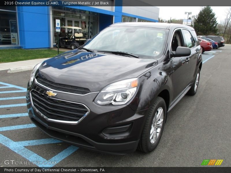 Tungsten Metallic / Jet Black 2016 Chevrolet Equinox LS AWD