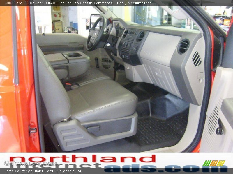Red / Medium Stone 2009 Ford F350 Super Duty XL Regular Cab Chassis Commercial