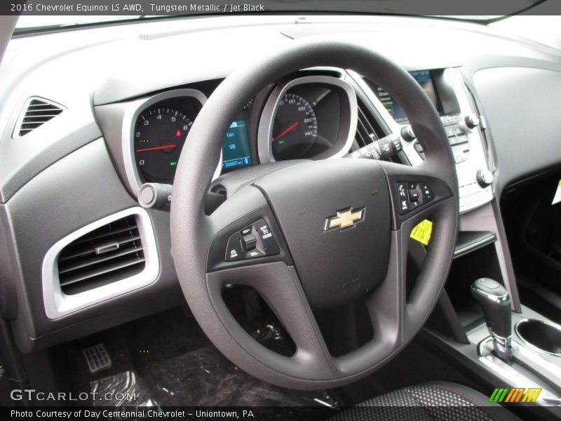 Tungsten Metallic / Jet Black 2016 Chevrolet Equinox LS AWD