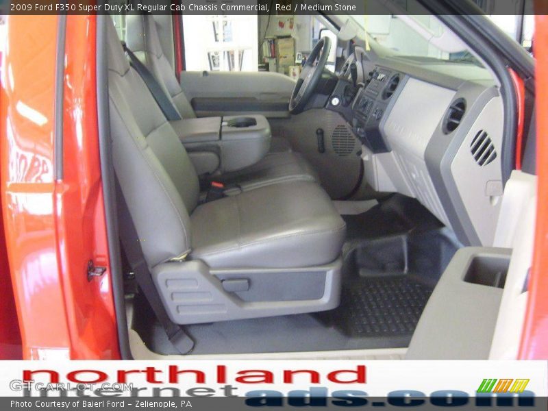 Red / Medium Stone 2009 Ford F350 Super Duty XL Regular Cab Chassis Commercial