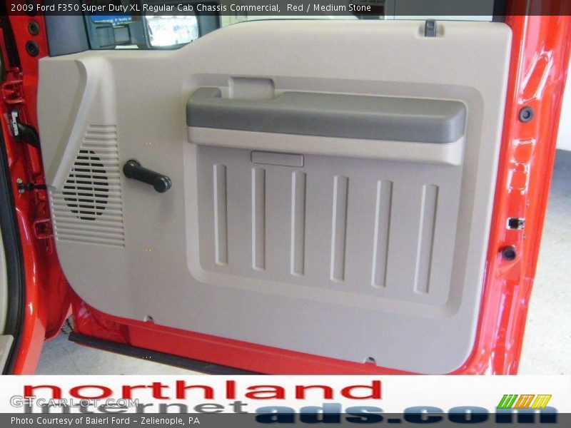 Red / Medium Stone 2009 Ford F350 Super Duty XL Regular Cab Chassis Commercial