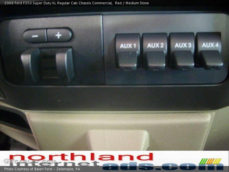 Red / Medium Stone 2009 Ford F350 Super Duty XL Regular Cab Chassis Commercial