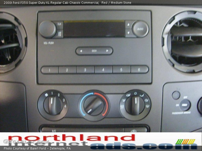 Red / Medium Stone 2009 Ford F350 Super Duty XL Regular Cab Chassis Commercial