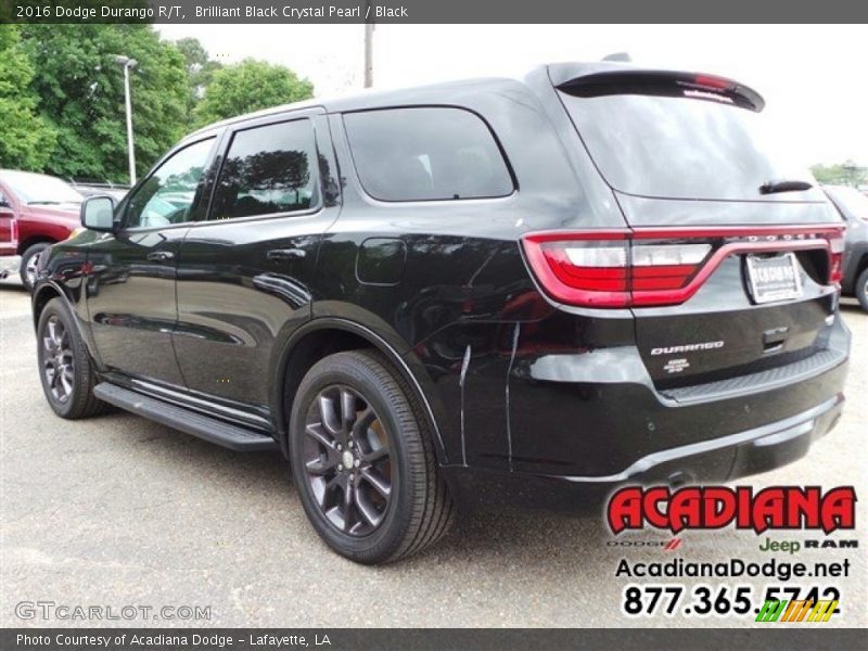 Brilliant Black Crystal Pearl / Black 2016 Dodge Durango R/T