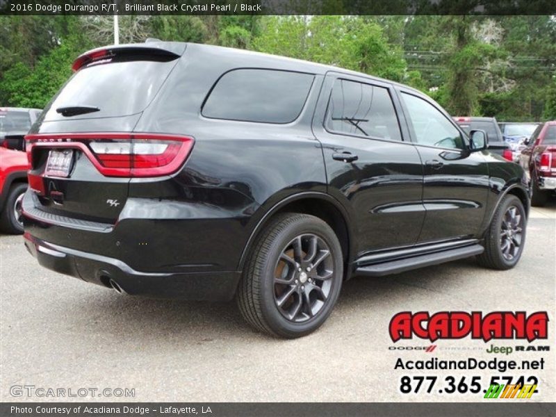 Brilliant Black Crystal Pearl / Black 2016 Dodge Durango R/T