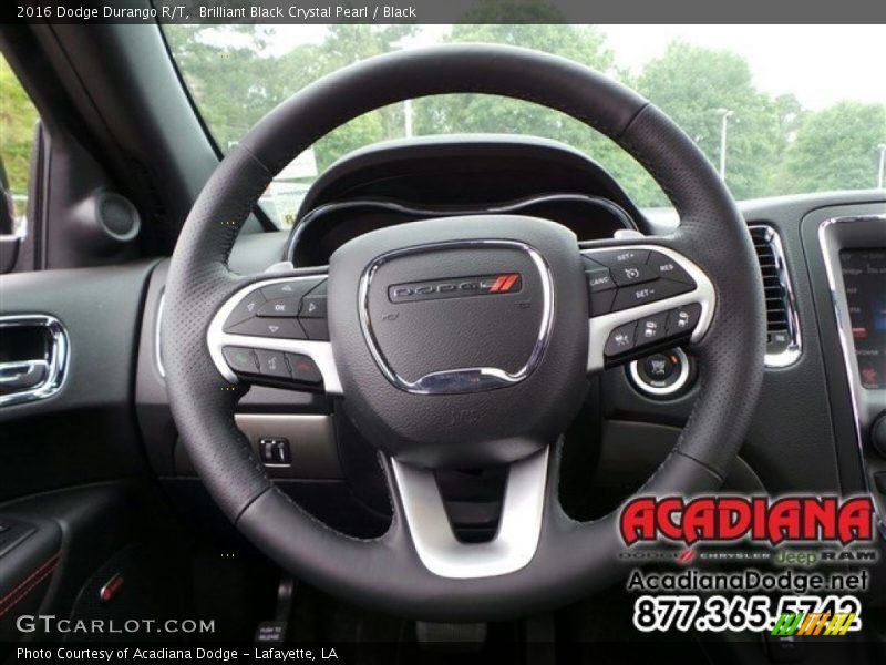 Brilliant Black Crystal Pearl / Black 2016 Dodge Durango R/T
