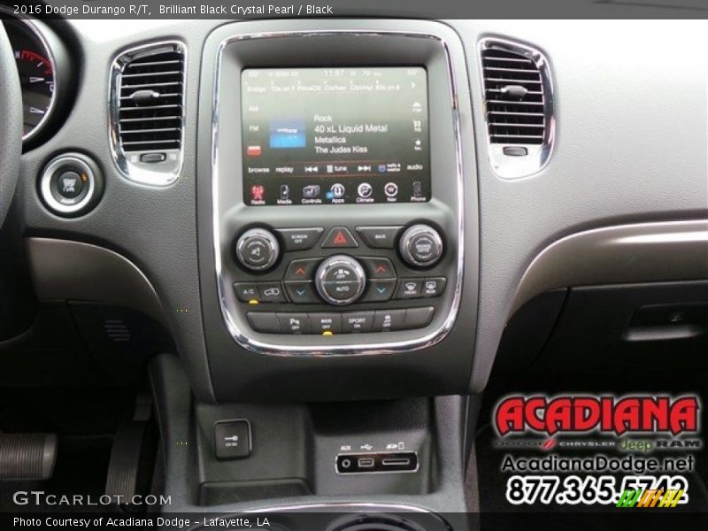 Brilliant Black Crystal Pearl / Black 2016 Dodge Durango R/T