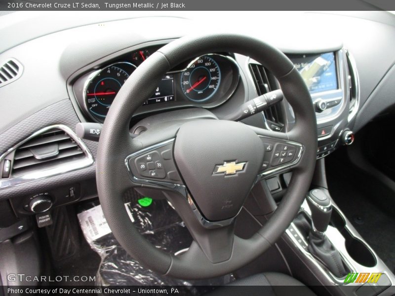 Tungsten Metallic / Jet Black 2016 Chevrolet Cruze LT Sedan