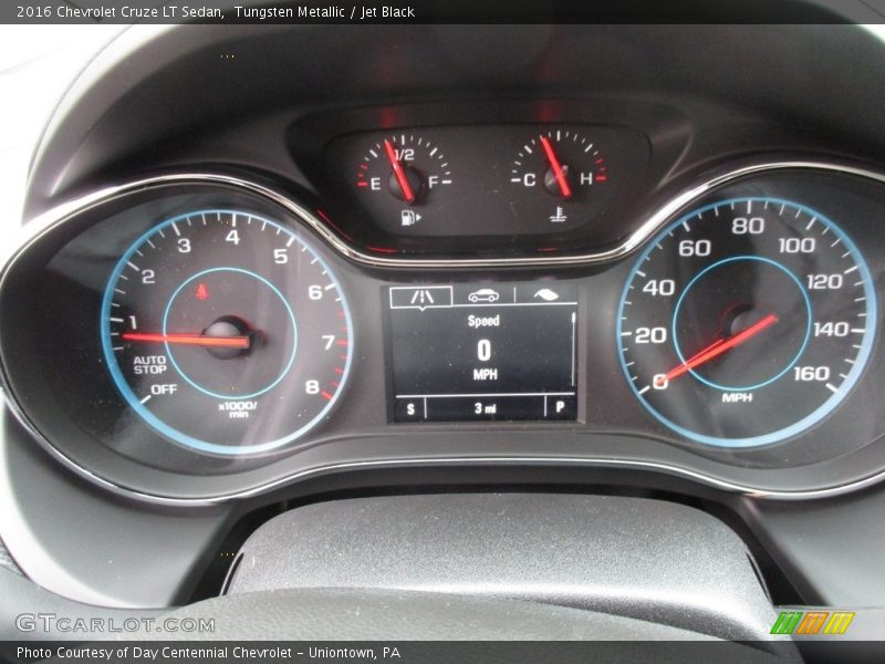 Tungsten Metallic / Jet Black 2016 Chevrolet Cruze LT Sedan