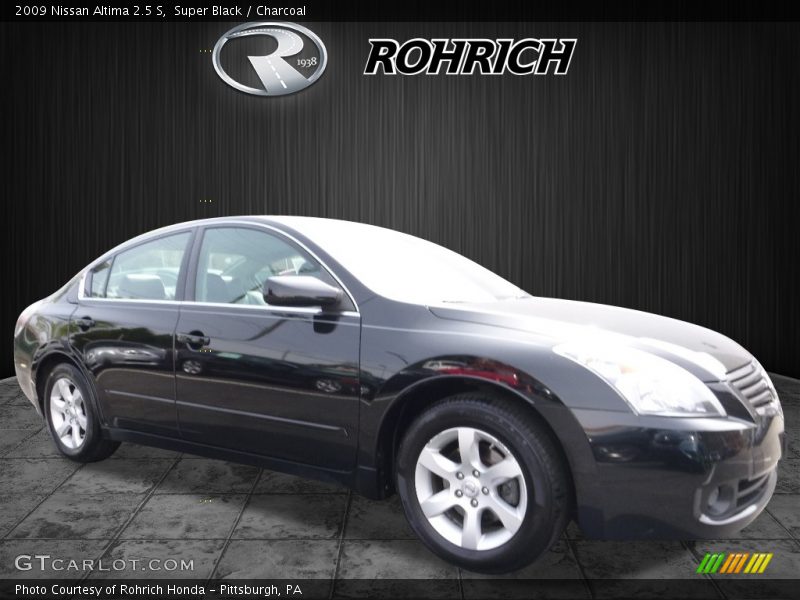 Super Black / Charcoal 2009 Nissan Altima 2.5 S