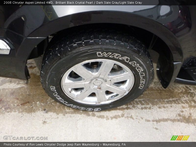Brilliant Black Crystal Pearl / Dark Slate Gray/Light Slate Gray 2008 Chrysler Aspen Limited 4WD