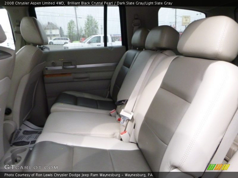 Brilliant Black Crystal Pearl / Dark Slate Gray/Light Slate Gray 2008 Chrysler Aspen Limited 4WD