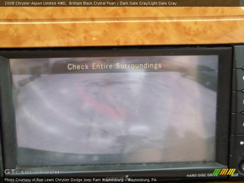 Brilliant Black Crystal Pearl / Dark Slate Gray/Light Slate Gray 2008 Chrysler Aspen Limited 4WD