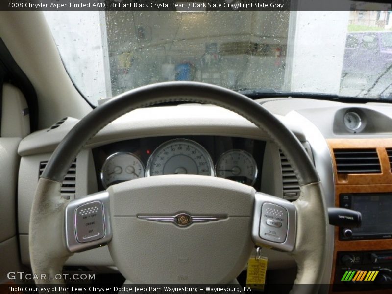 Brilliant Black Crystal Pearl / Dark Slate Gray/Light Slate Gray 2008 Chrysler Aspen Limited 4WD