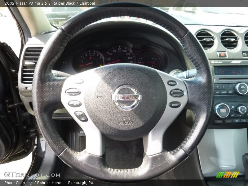Super Black / Charcoal 2009 Nissan Altima 2.5 S