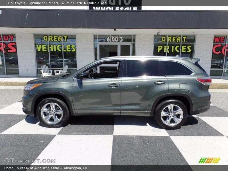 Alumina Jade Metallic / Ash 2015 Toyota Highlander Limited