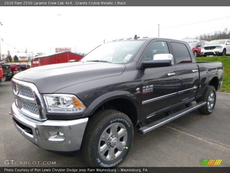 Granite Crystal Metallic / Black 2016 Ram 2500 Laramie Crew Cab 4x4
