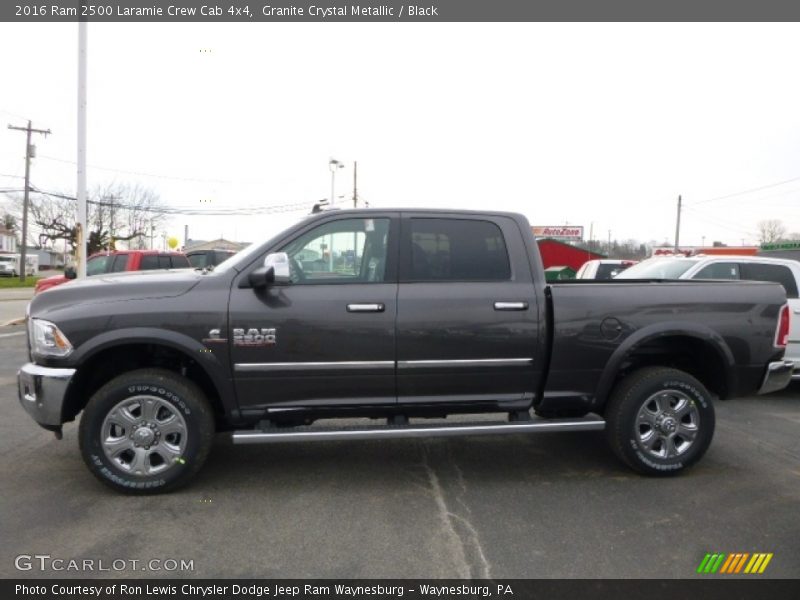 Granite Crystal Metallic / Black 2016 Ram 2500 Laramie Crew Cab 4x4