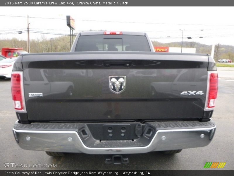 Granite Crystal Metallic / Black 2016 Ram 2500 Laramie Crew Cab 4x4