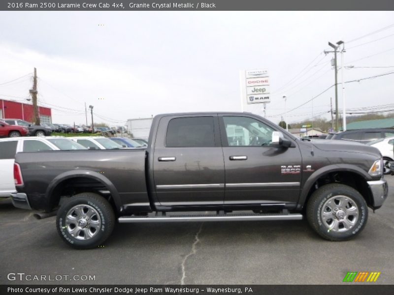 Granite Crystal Metallic / Black 2016 Ram 2500 Laramie Crew Cab 4x4