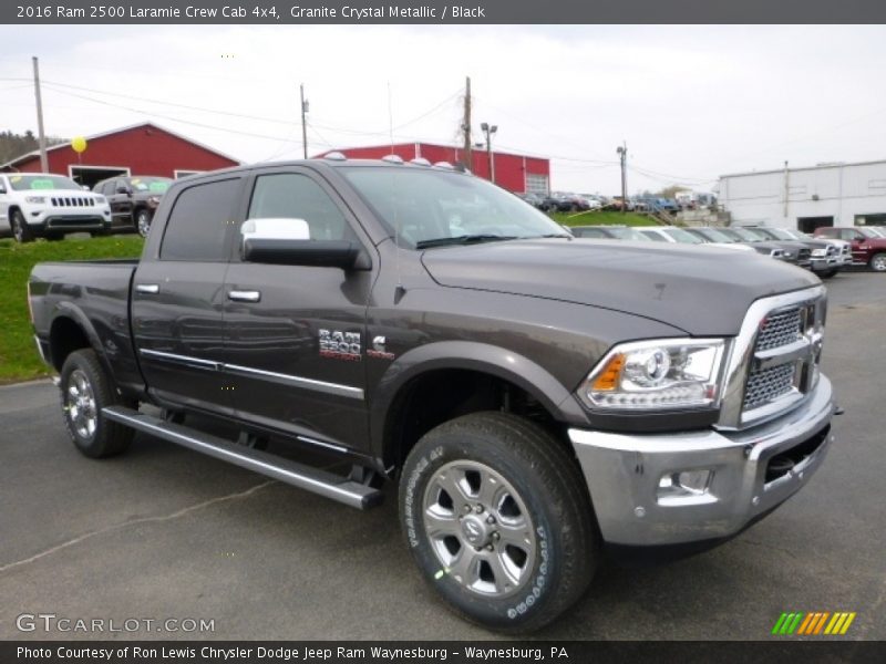 Granite Crystal Metallic / Black 2016 Ram 2500 Laramie Crew Cab 4x4