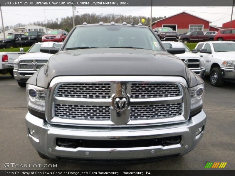 Granite Crystal Metallic / Black 2016 Ram 2500 Laramie Crew Cab 4x4