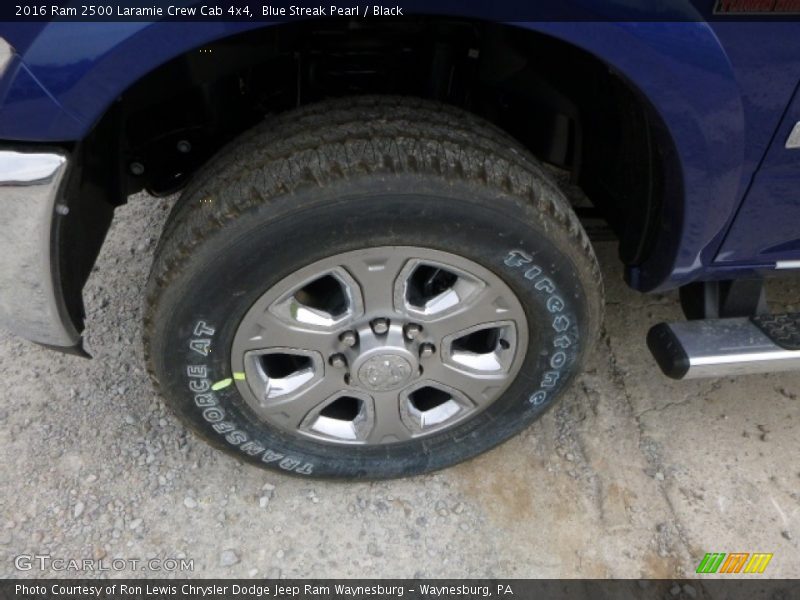 Blue Streak Pearl / Black 2016 Ram 2500 Laramie Crew Cab 4x4