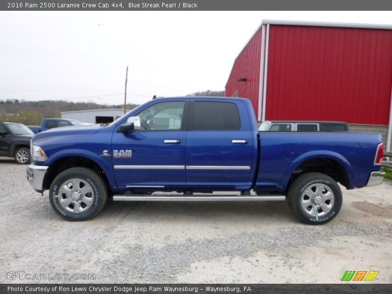 Blue Streak Pearl / Black 2016 Ram 2500 Laramie Crew Cab 4x4