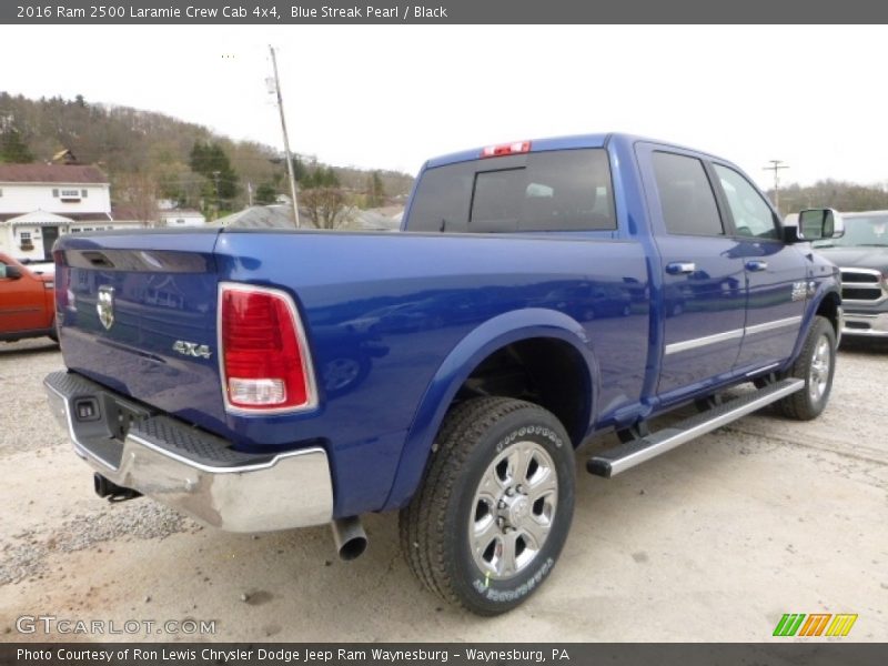 Blue Streak Pearl / Black 2016 Ram 2500 Laramie Crew Cab 4x4