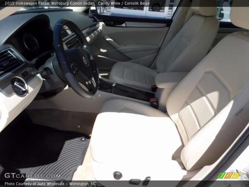 Candy White / Cornsilk Beige 2015 Volkswagen Passat Wolfsburg Edition Sedan