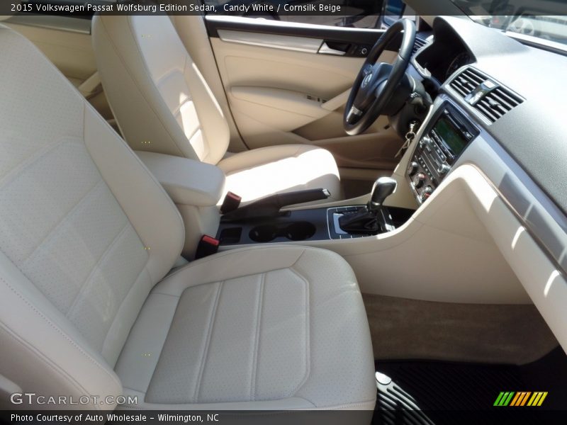 Candy White / Cornsilk Beige 2015 Volkswagen Passat Wolfsburg Edition Sedan