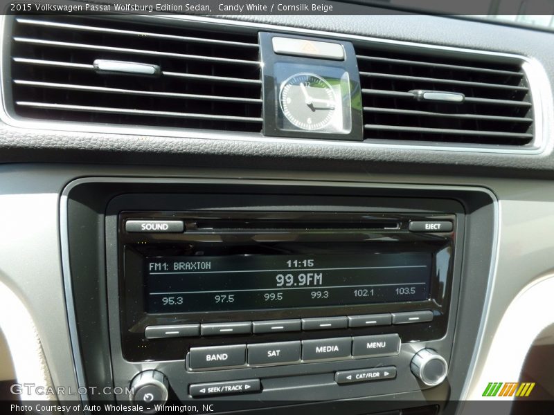 Candy White / Cornsilk Beige 2015 Volkswagen Passat Wolfsburg Edition Sedan