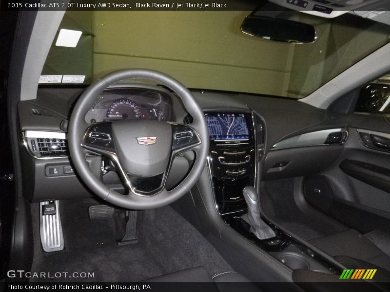 Black Raven / Jet Black/Jet Black 2015 Cadillac ATS 2.0T Luxury AWD Sedan