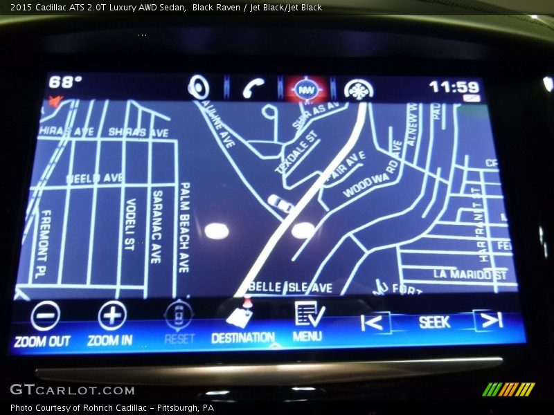 Black Raven / Jet Black/Jet Black 2015 Cadillac ATS 2.0T Luxury AWD Sedan