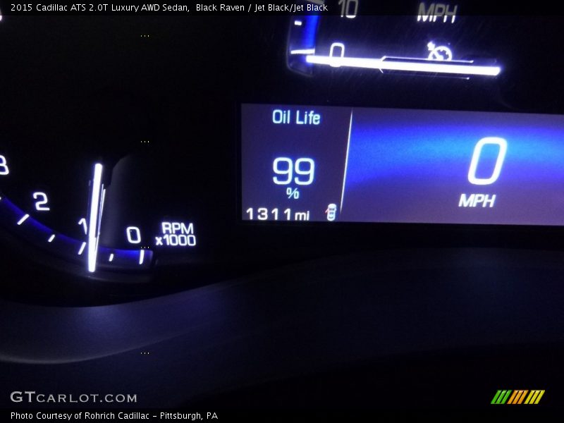 Black Raven / Jet Black/Jet Black 2015 Cadillac ATS 2.0T Luxury AWD Sedan