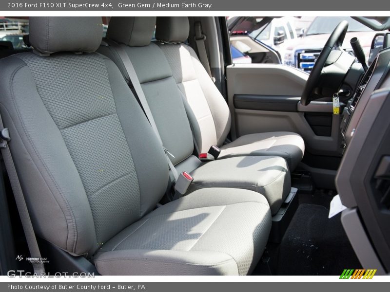 Green Gem / Medium Earth Gray 2016 Ford F150 XLT SuperCrew 4x4