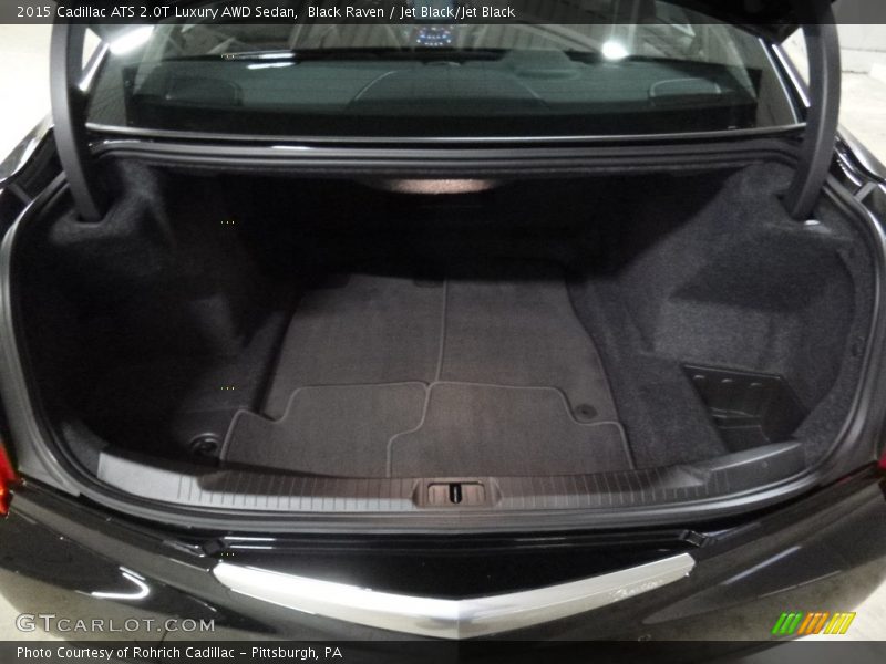 Black Raven / Jet Black/Jet Black 2015 Cadillac ATS 2.0T Luxury AWD Sedan