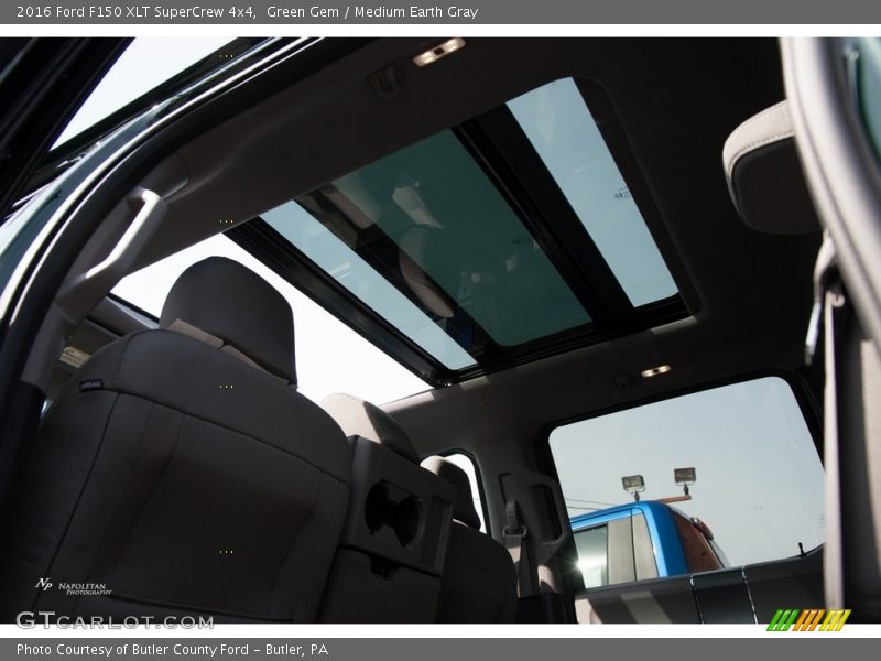Green Gem / Medium Earth Gray 2016 Ford F150 XLT SuperCrew 4x4